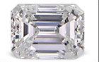 Emerald cut diamond