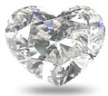 Heart shaped diamond