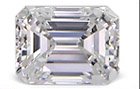 Emerald cut diamond